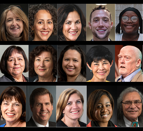 colorful treatment on statue of Jesus